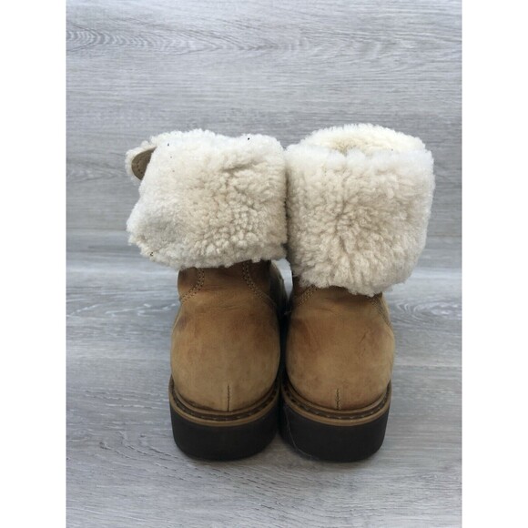 Vintage Hooper Womens Brown Leather Lace Up After Ski Boots Size EU 39 - Picture 3 of 10